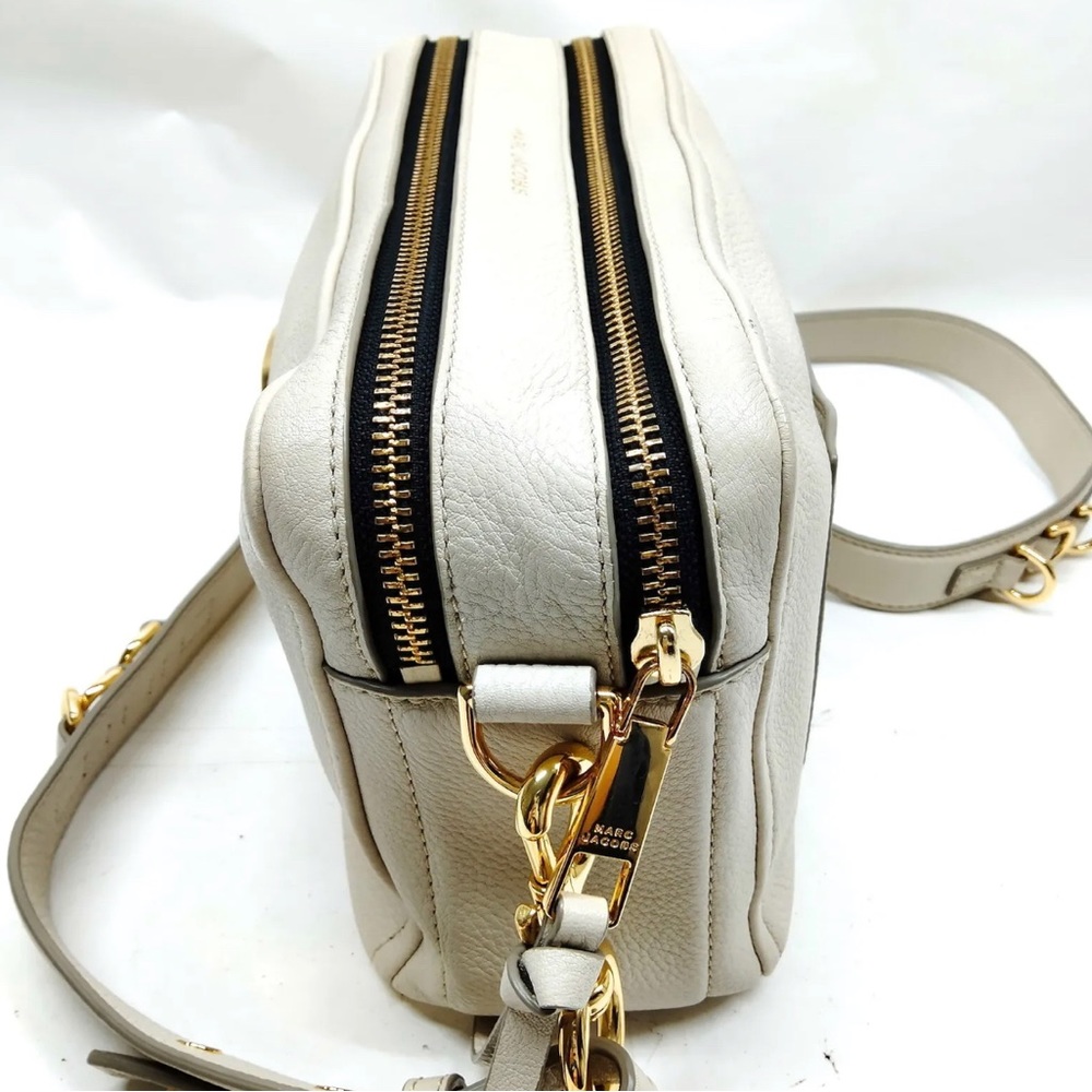 MARC JACOBS Crossbody Bag Cream Leather - Picture 3 of 10